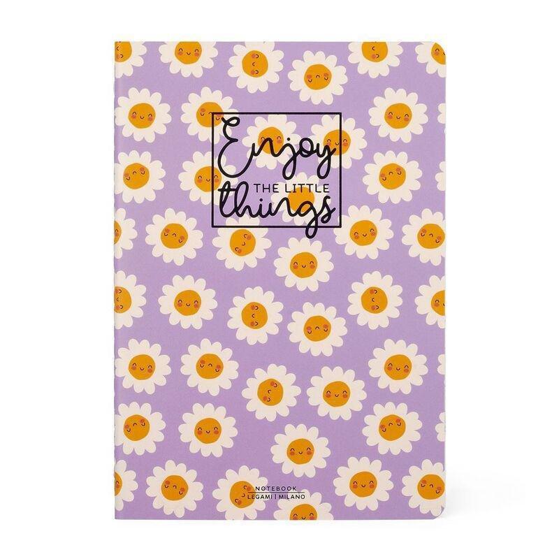 LEGAMI - Legami Notebook - Quaderno - Medium (A5) - Lined - Daisy