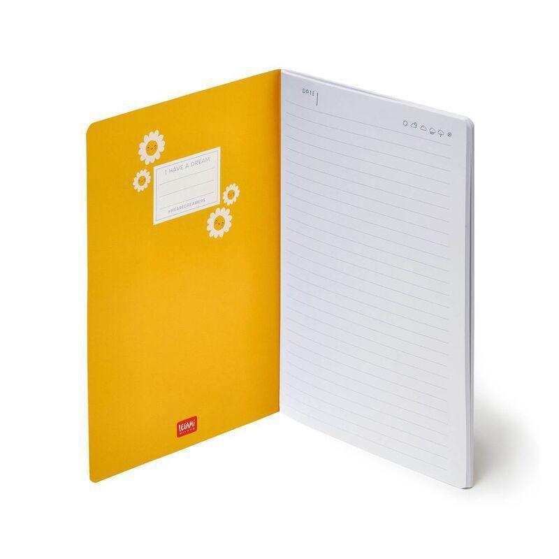 LEGAMI - Legami Notebook - Quaderno - Medium (A5) - Lined - Daisy