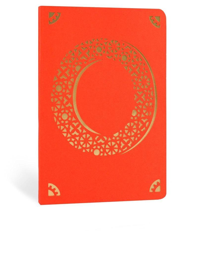 Portico Design O Monogram Red A6 Notebook, , large image number 0