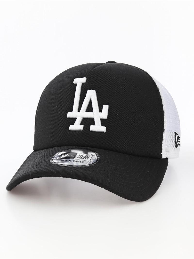 New Era Clean Trucker Los Angeles Dodgers Black/White Cap, , large image number 0