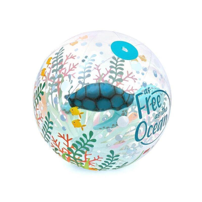 Legami Inflatable Beach Ball- Sea Turtle, , large image number 0