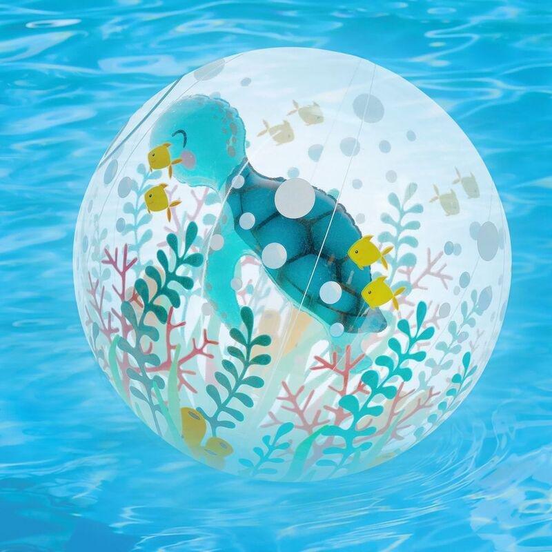 Legami Inflatable Beach Ball- Sea Turtle, , large image number 3