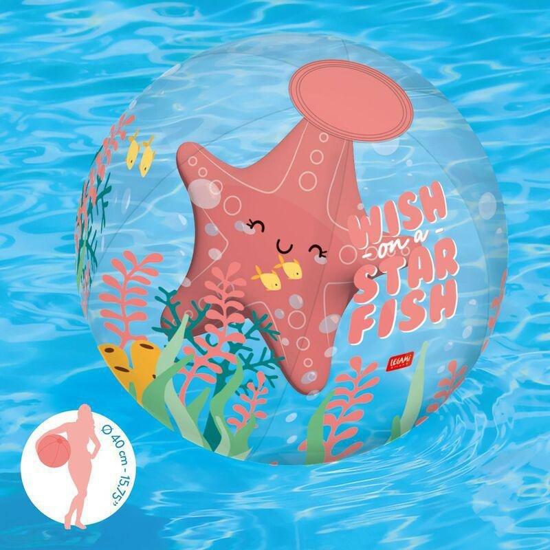 Legami Inflatable Beach Ball- Starfish, , large image number 3