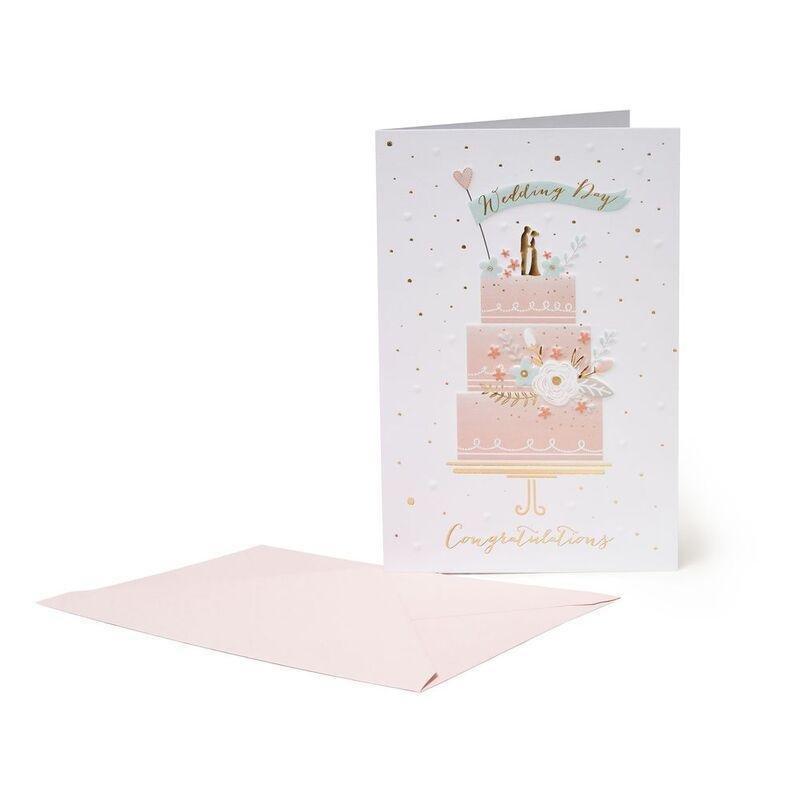 Legami Greeting Card - Large - Wedding Cake - Cake (11.5 x 17 cm), , medium