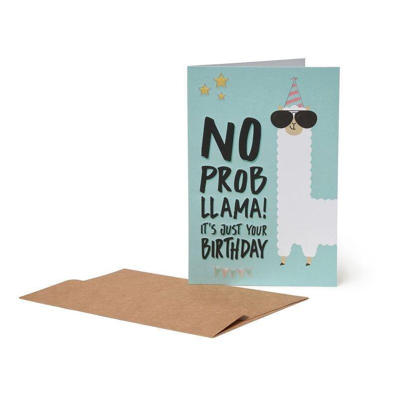 Legami Greeting Card - Large - Llama - Llama (11.5 x 17 cm), , medium