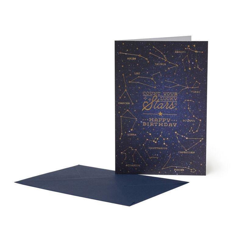 Legami Greeting Card - Large - Lucky Stars - Stars (11.5 x 17 cm), , medium