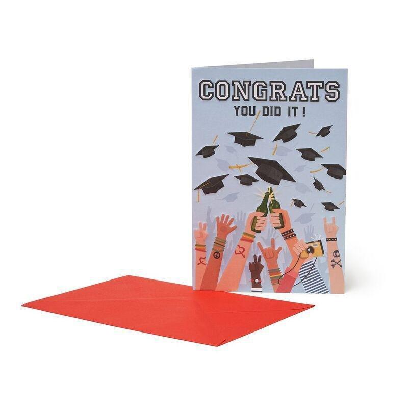 Legami Greeting Card - Large - Congrats (11.5 x 17 cm), , medium