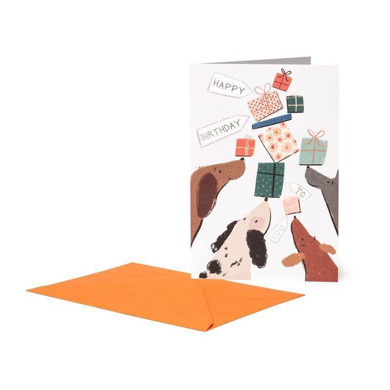 LEGAMI Legami Greeting Card - Large - Dogs (11.5 x 17 cm)