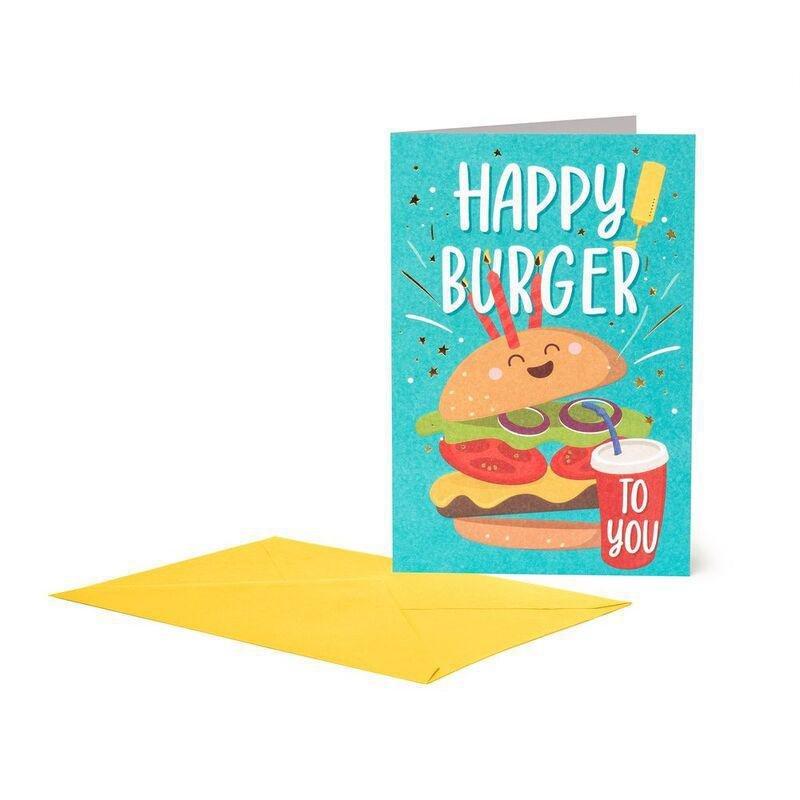 Legami Birthday Greeting Card - Large - Burger (11.5 x 17 cm), , large image number 0