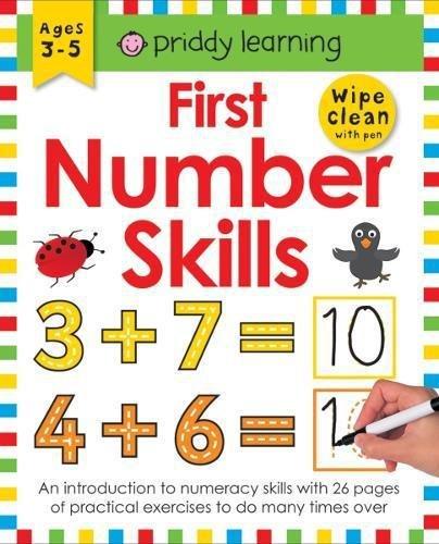 First Number Skills Wipe Clean Workbooks | Roger Priddy, , large image number 0