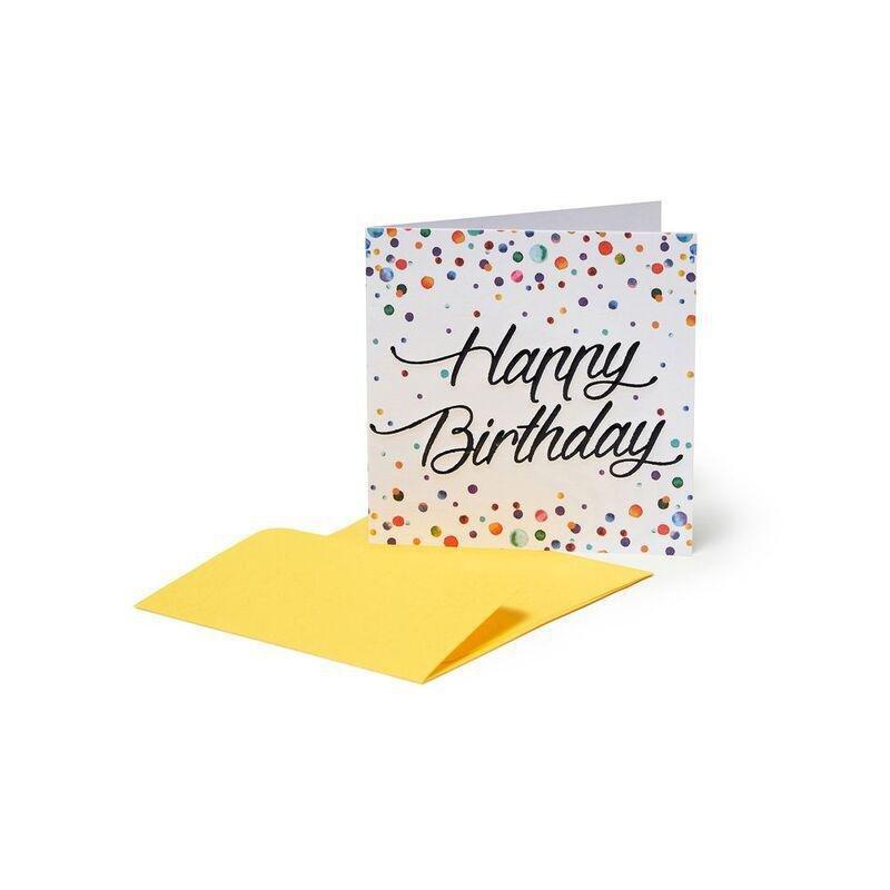 Legami Greeting Card - Small - Watercol (7 x 7 cm), , large