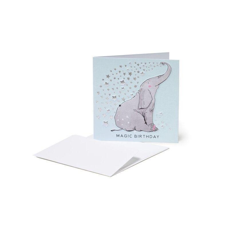 Legami Greeting Card - Small - Elephant (7 x 7 cm), , medium