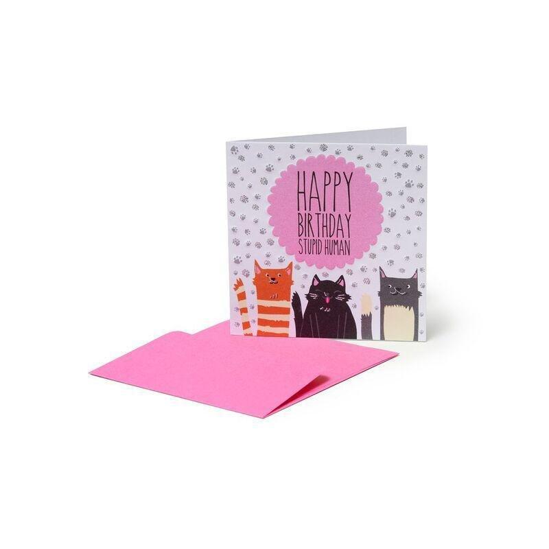 Legami Greeting Card - Small - Kitty (7 x 7 cm), , medium