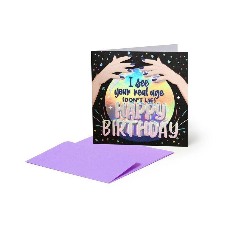 Legami Greeting Card - Small - Crystal (7 x 7 cm), , medium