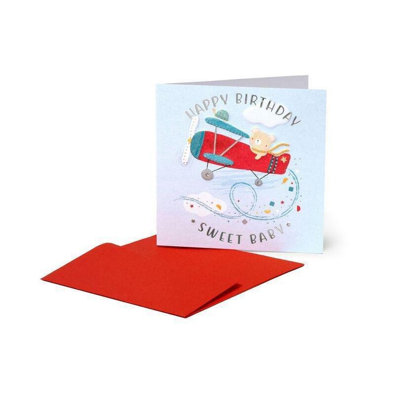 Legami Greeting Card - Small - Teddy Pl (7 x 7 cm), , medium