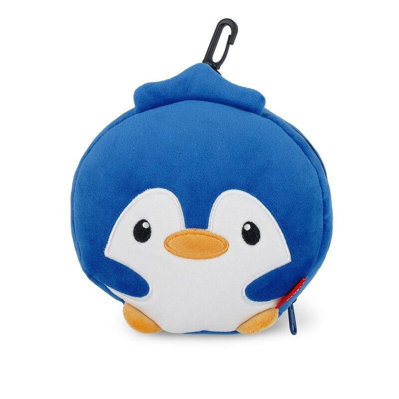 Legami Travel Pillow With Eye Mask - My Travel Buddy - Penguin, , medium
