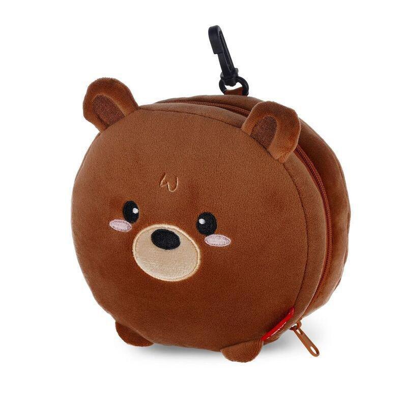Legami Travel Pillow With Eye Mask - My Travel Buddy - Teddy Bear, , large image number 3