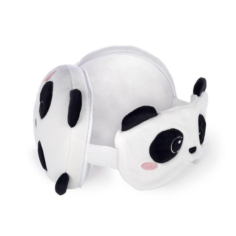 Legami Travel Pillow With Eye Mask - My Travel Buddy - Panda, , large image number 1