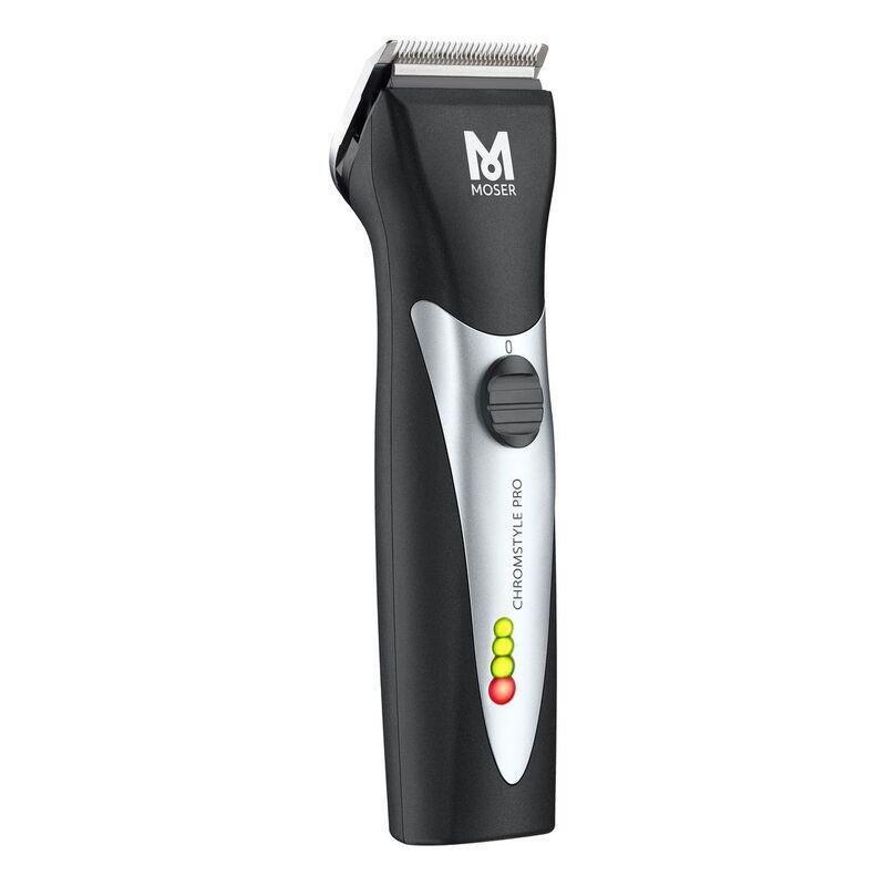 Moser ChromStyle Pro Professional Cord/Cordless Hair Clipper - Black/Silver, , large image number 1