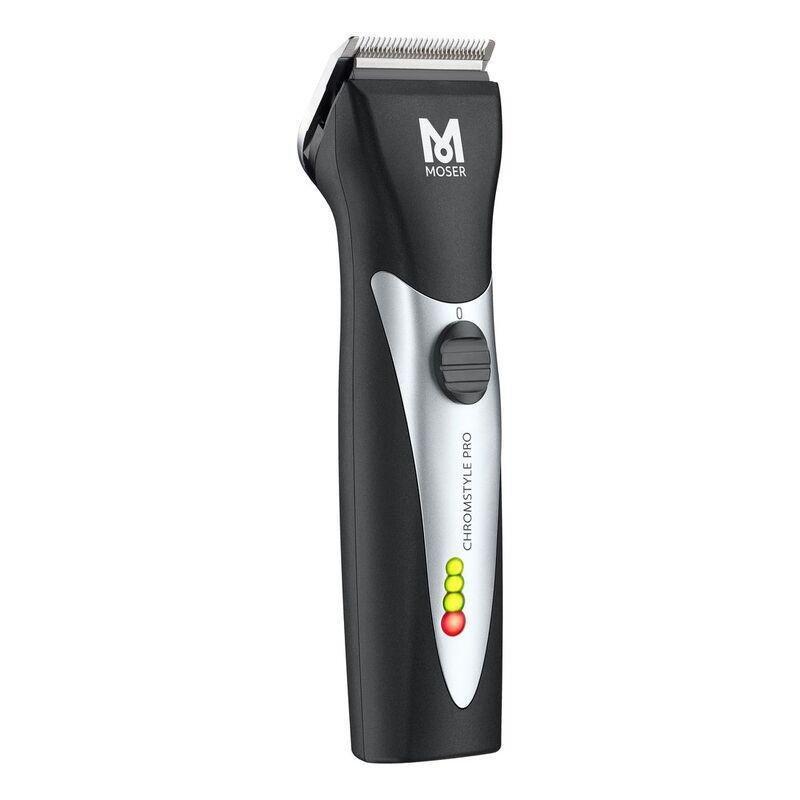 MOSER - Moser ChromStyle Pro Professional Cord/Cordless Hair Clipper - Black/Silver