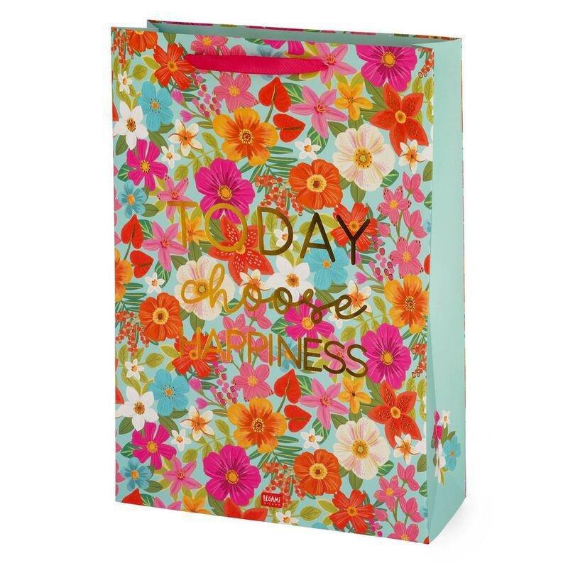 Legami Gift Bag - X-Large - Flowers, , large image number 0