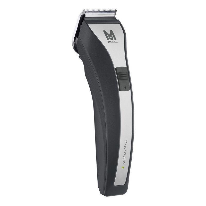 Moser Chrom2Style Professional Cord/Cordless Hair Clipper - Black/Silver, , large image number 1