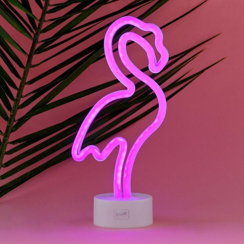 Legami Neon Effect LED Lamp - It's A Sign - Flamingo, , large image number 0