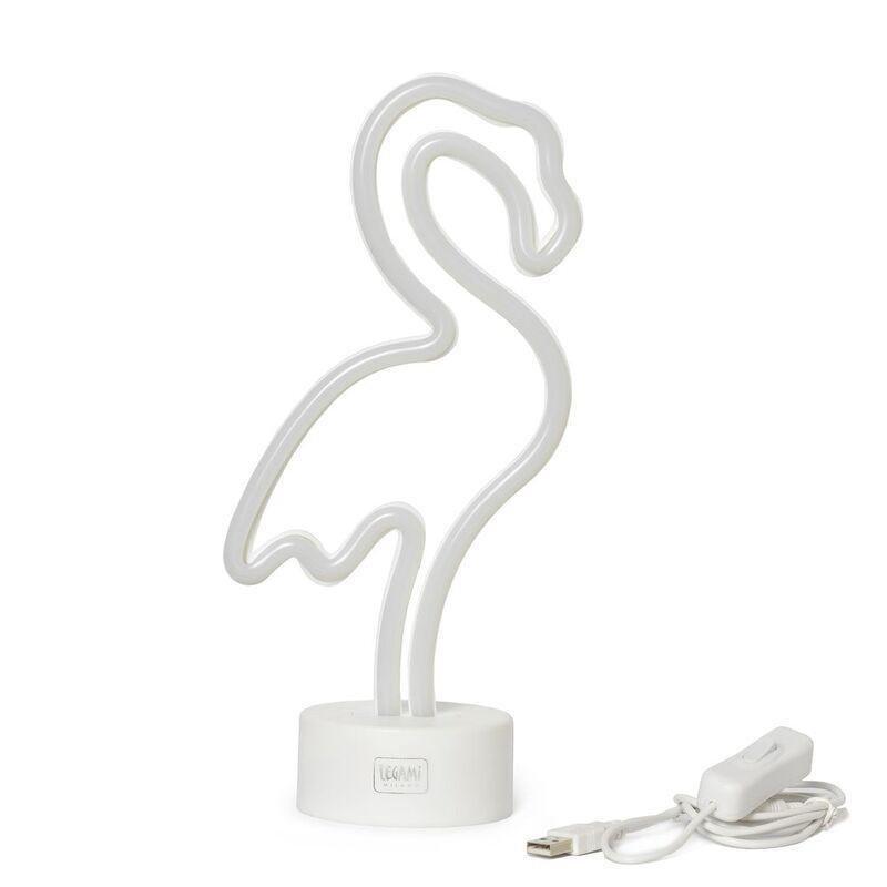 Legami Neon Effect LED Lamp - It's A Sign - Flamingo, , large image number 1