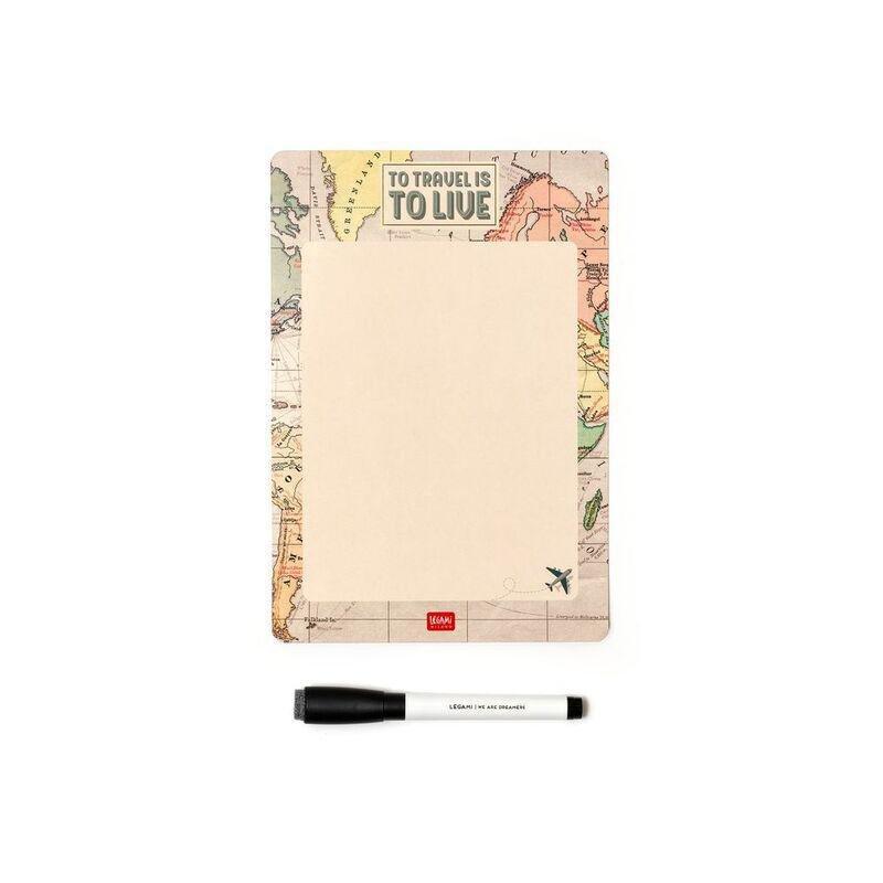 Legami Magnetic Whiteboard - Something To Remember - Travel, , medium