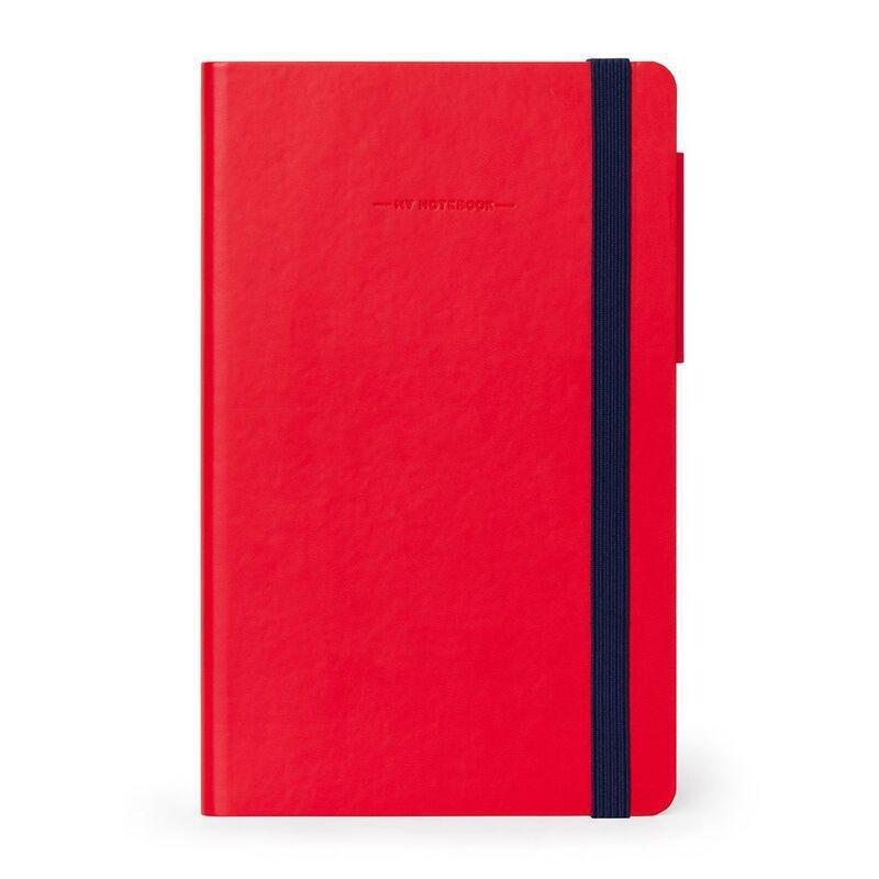 LEGAMI - Legami My Notebook - Medium (A5) - Lined - Red