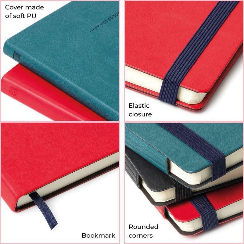 LEGAMI - Legami My Notebook - Medium (A5) - Lined - Red