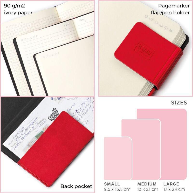 Legami My Notebook - Medium (A5) - Lined - Red, , large image number 3