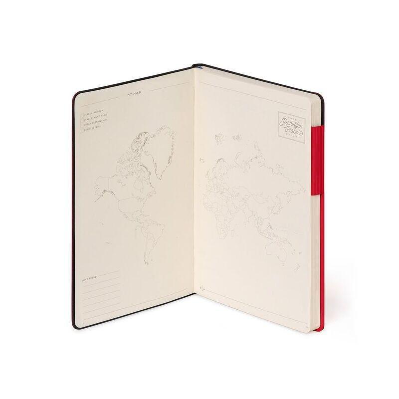 LEGAMI - Legami My Notebook - Medium (A5) - Lined - Red