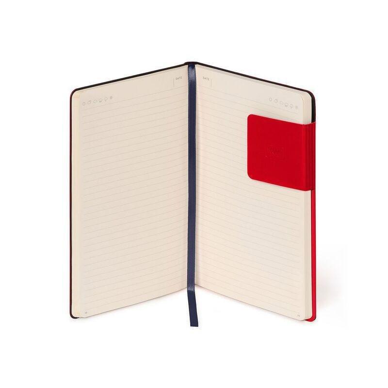 LEGAMI - Legami My Notebook - Medium (A5) - Lined - Red