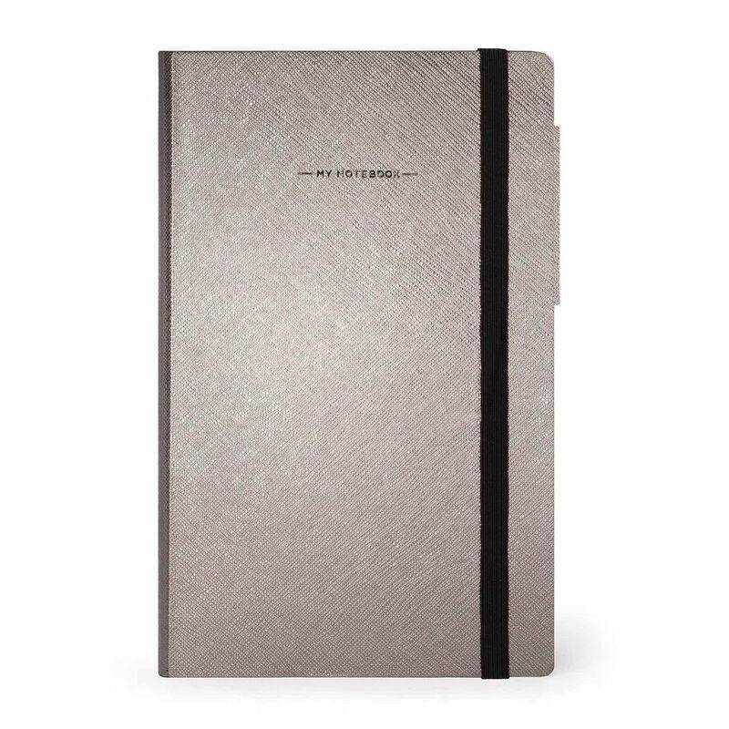 Legami My Notebook - Medium (A5) - Lined - Grey Diamond, , medium
