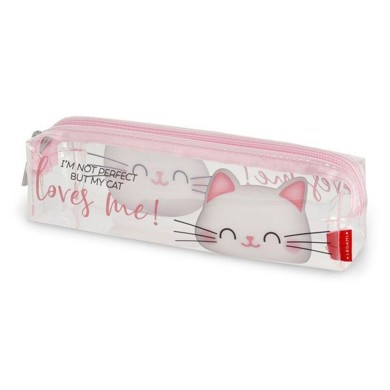 LEGAMI - Legami Transparent Pencil Case - Kitty