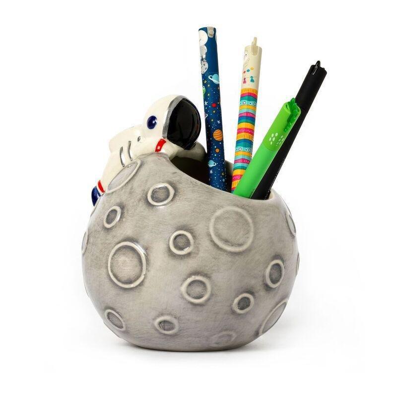 Legami Ceramic Pen Holder - Desk Friends - Space, , large image number 0