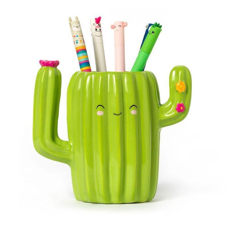 Legami Ceramic Pen Holder - Desk Friends - Cactus, , large image number 0