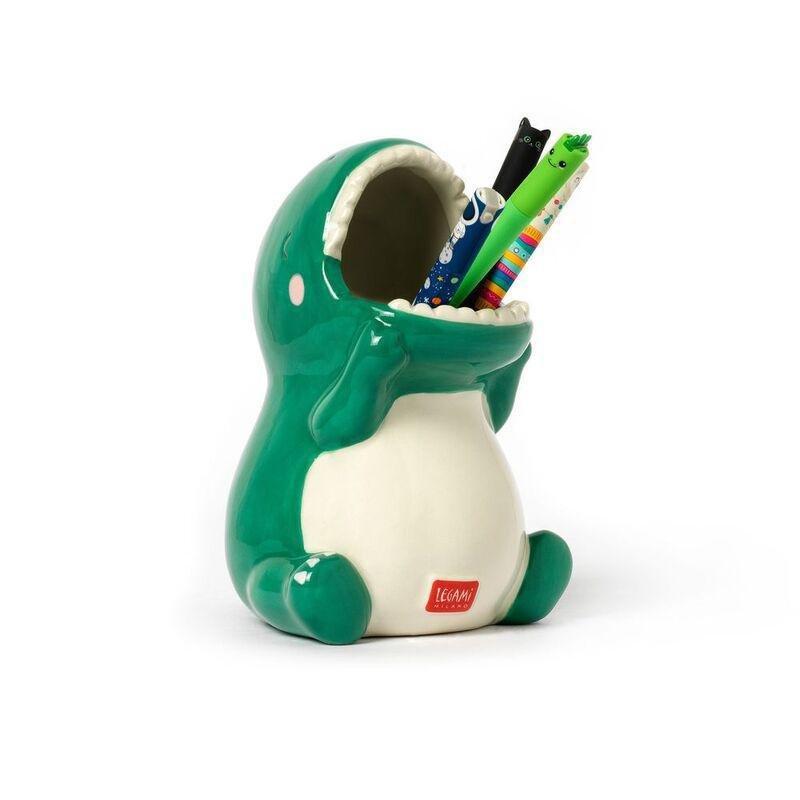Legami Ceramic Pen Holder -Desk Friends - Dino, , large image number 0