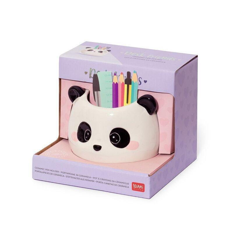 Legami Ceramic Pen Holder - Desk Friends - Panda, , large image number 1