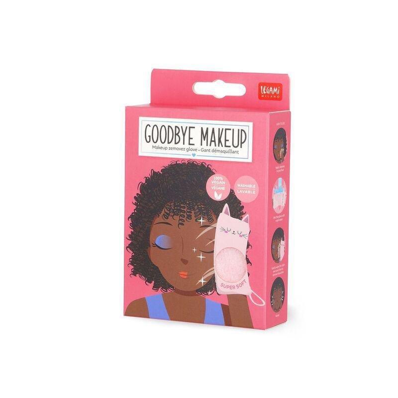 Legami Make-Up Remover Glove - Goodbye Makeup! - Kitty, , large image number 3