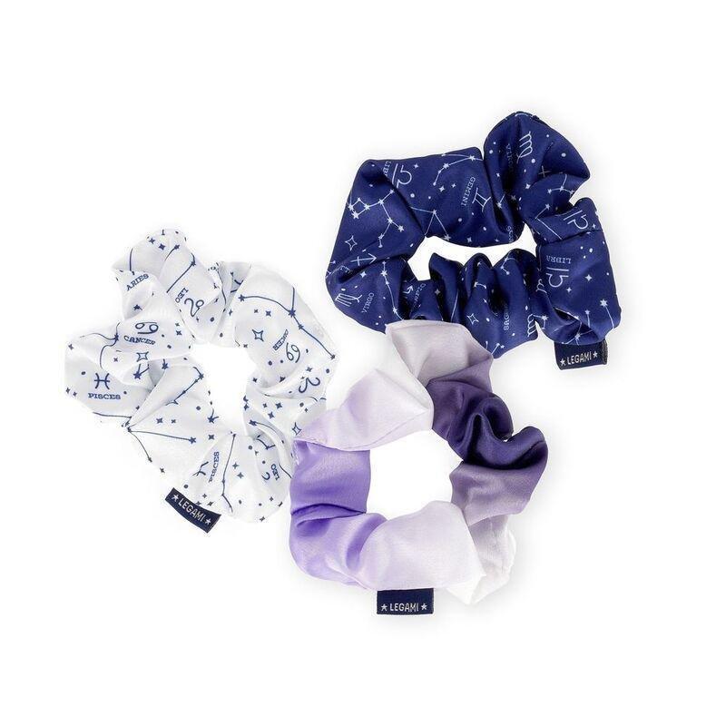 Legami Set of 3 Hair Scrunchies - Hair We Are! - Stars, , large image number 0