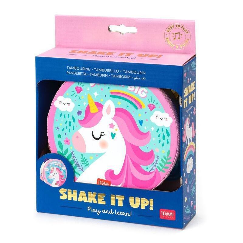 LEGAMI - Legami Tambourine - Shake It Up! - Unicorn