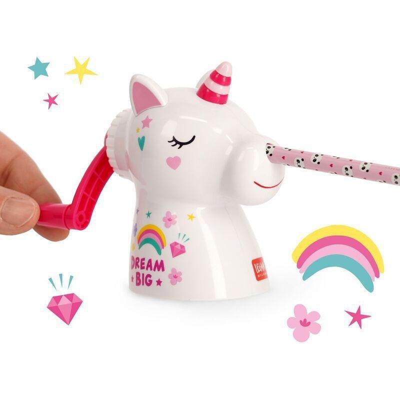 LEGAMI - Legami Desktop Pencil Sharpener - Dream Big - Unicorn