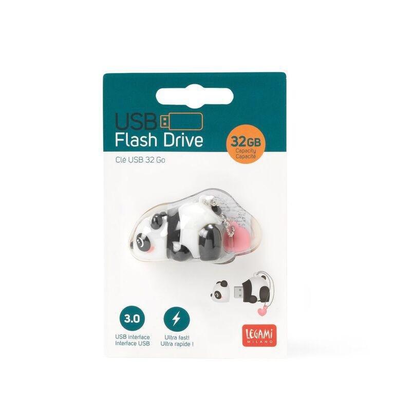 Legami 32GB USB Flash Drive - Panda, , large image number 1