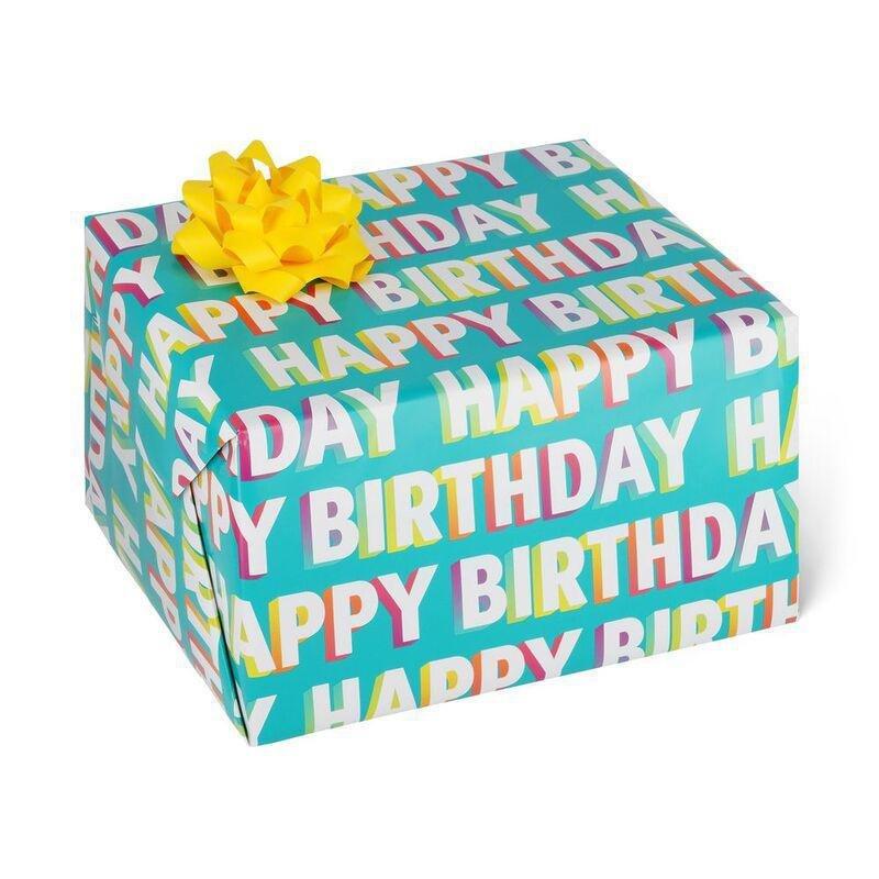 Legami Gift Wrapping Paper - Happy Birthday (200 x 70 cm), , large image number 0