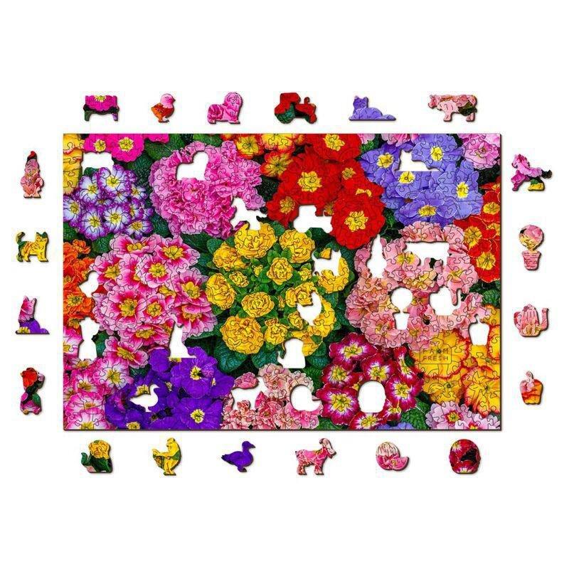 Wooden City Blooming Flowers L Wooden Jigsaw Puzzle (505 Pieces), , large image number 3