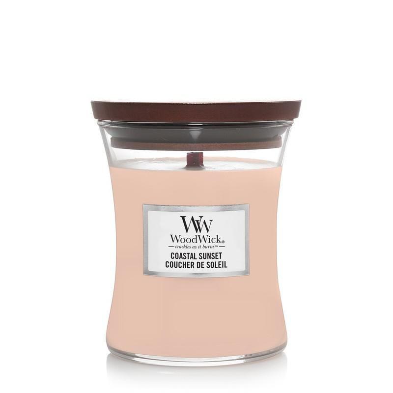 Woodwick Candle Hourglass Coastal Sunset (Medium), , large image number 0