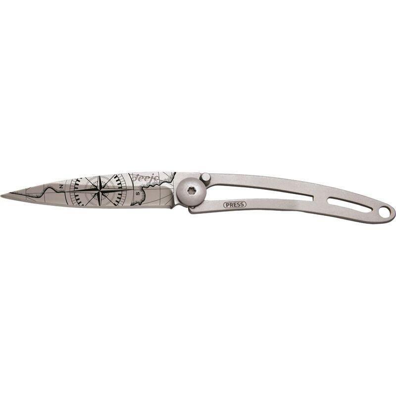 Deejo 15G Pocket Knife - Terra Incognita (Black), , large image number 1