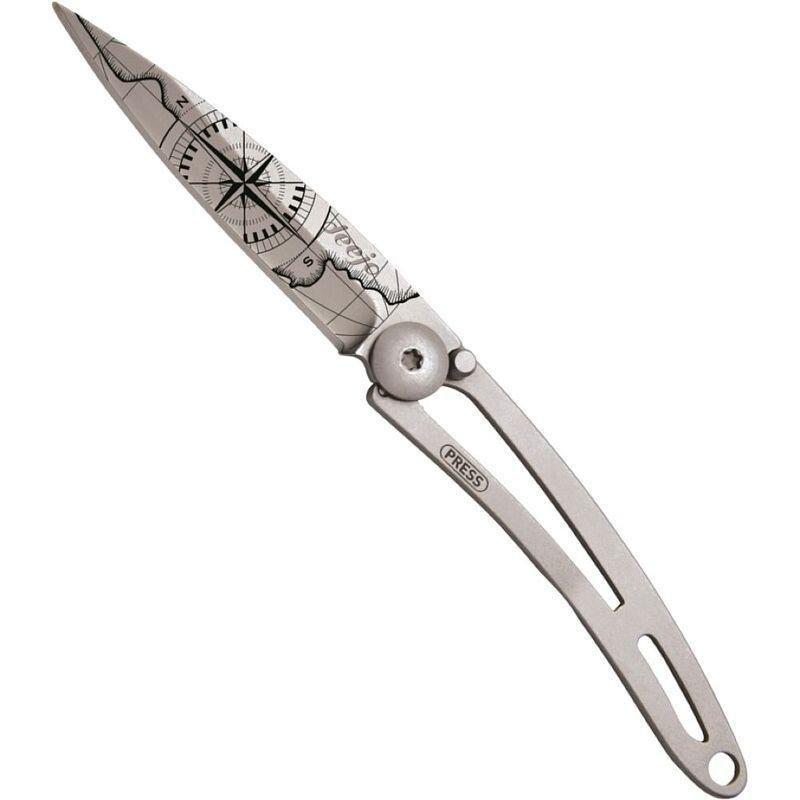 Deejo 15G Pocket Knife - Terra Incognita (Black), , large image number 2